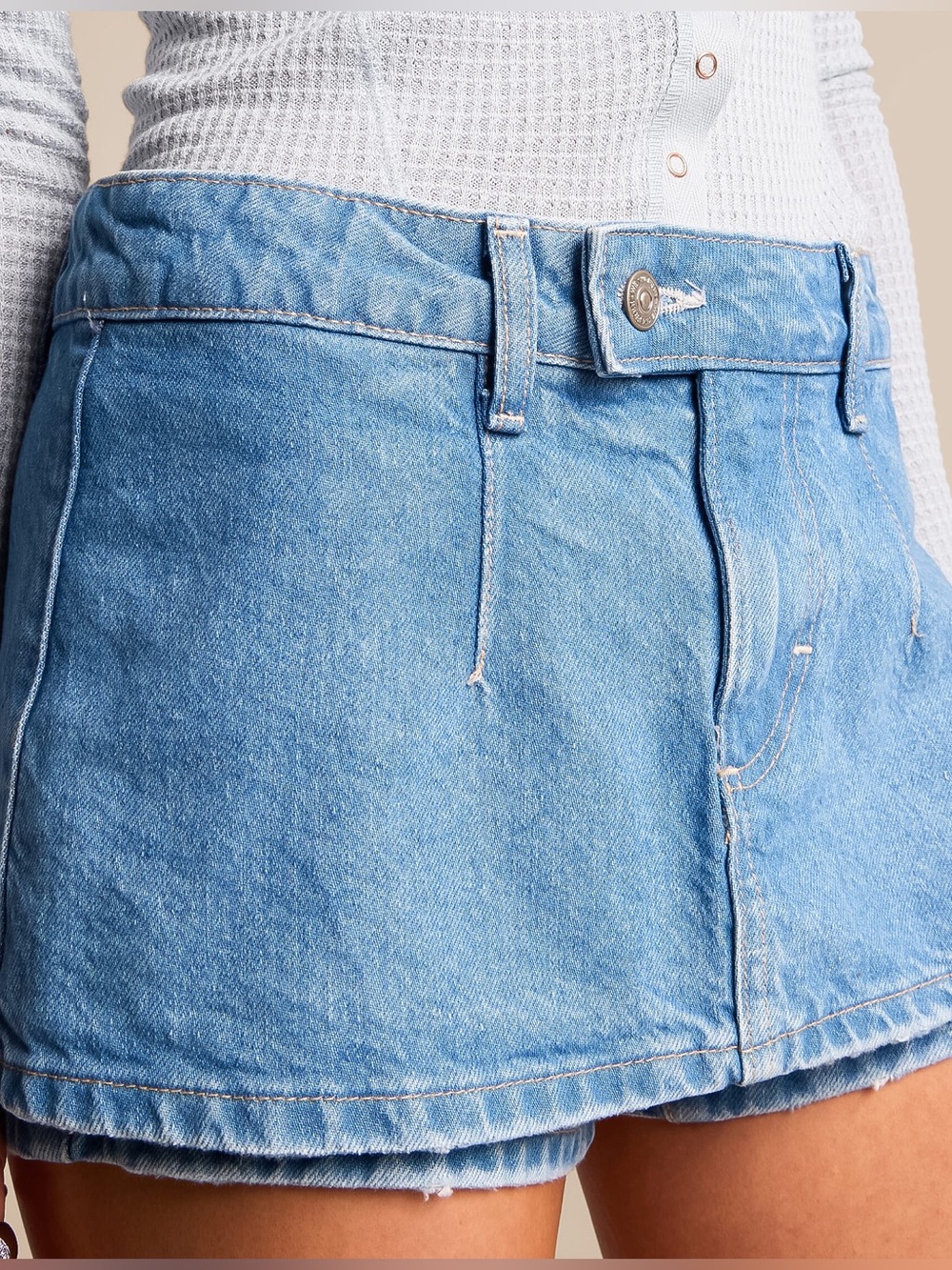 FREE PEOPLE We The Free Gallivanting Peekaboo Skort size 26